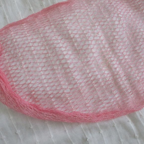 3/9$ **SALE** Pink net skinny scarf - Picture 4 of 5